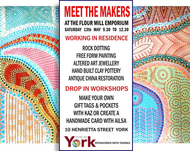 Meet The Makers May 13th At The Flour Mill Emporium