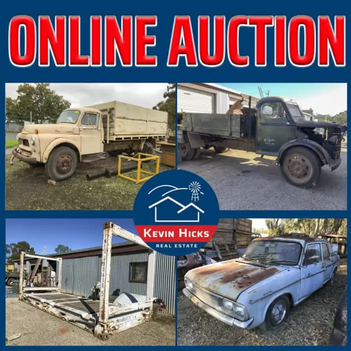 ONLINE AUCTION- Tues 9-16th May (Seymour, vic 3660)