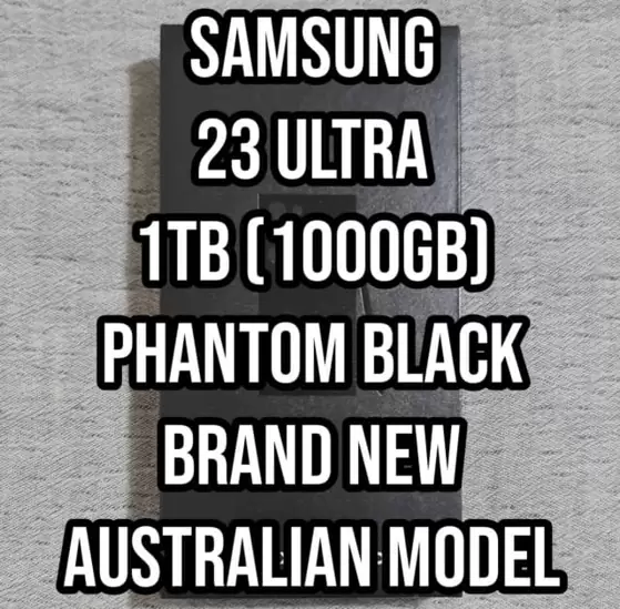 $1,950 Samsung s23 ultra 1TB Phantom Black Brand New
