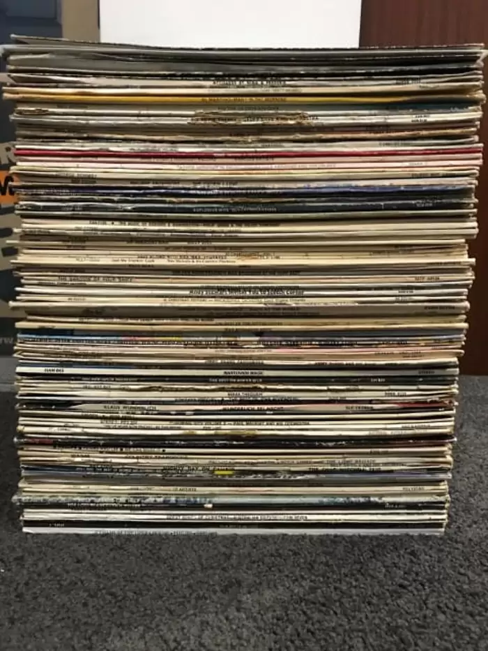$80 Bulk Lot (Lot No.8) -100x LP Vinyl Album Record Collection $80 The Lot