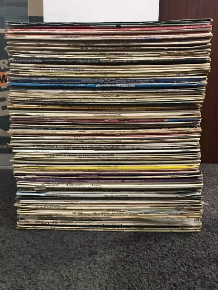 $80 Bulk Lot (Lot No.7) -100x LP Vinyl Album Record Collection $80 The Lot