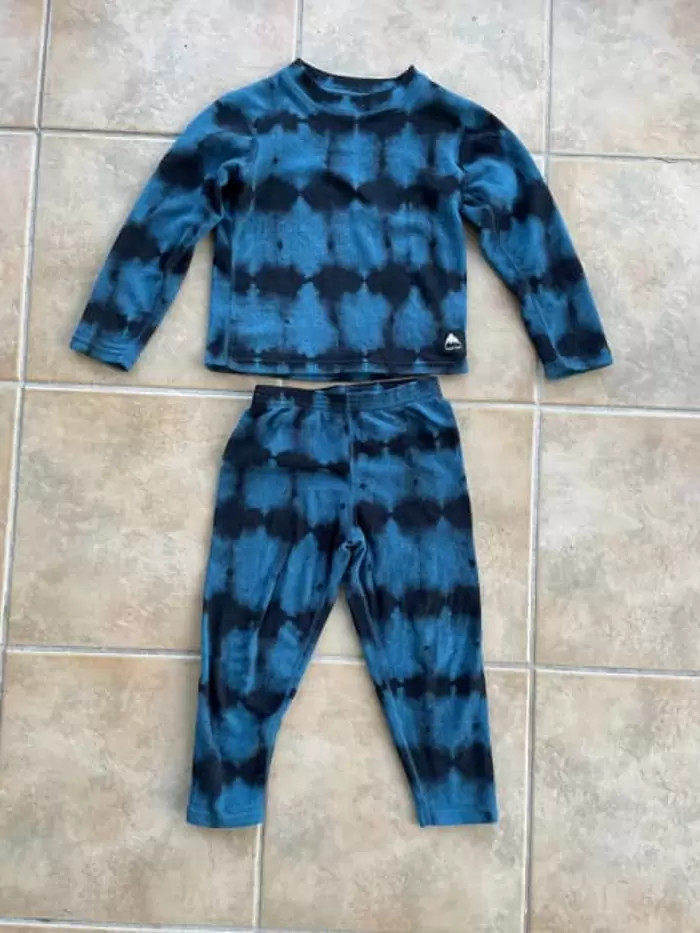 $30 Burton Toddler Fleece Base Layer Set Size 4T