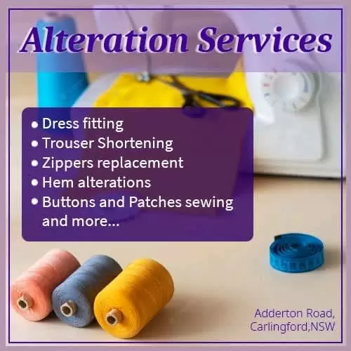 Alteration Services | Dress Making & Alterations |  Australia The Hills District